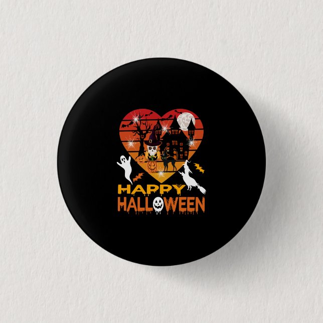 Halloween, det hemsökte mig dag och natt knapp (Framsida)