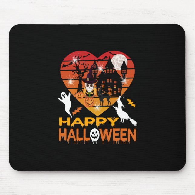 Halloween, det hemsökte mig dag och natt musmatta (Framsidan)