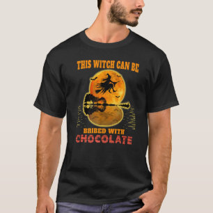 Halloween detta beck kan genomborras med choklad t shirt