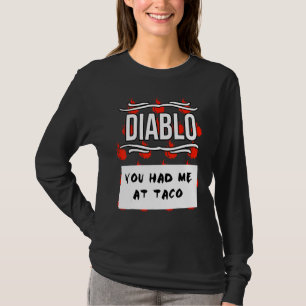 Halloween Diablo Hot Sauce Group Du hade mig T Shirt