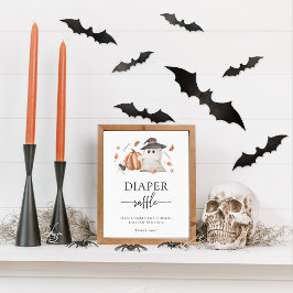 Halloween Diaper Raffle Poster