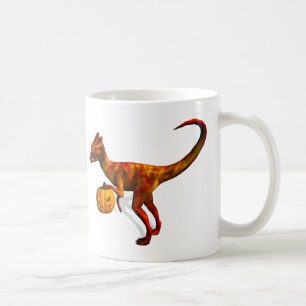 Halloween Dilofosaurus Kaffemugg