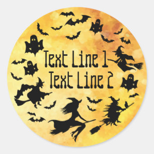 Halloween din Personlig Runt Klistermärke