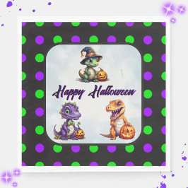 Halloween Dinosaur Dino-Mash Party Pappersservett