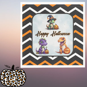 Halloween Dinosaur Dino-Mash Party Pappersservett