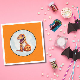 Halloween Dinosaur Dino-Mash Party Pappersservett