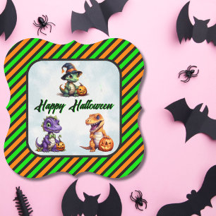 Halloween Dinosaur Dino-Mash Party Underlägg Papper