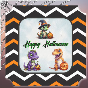 Halloween Dinosaur Dino-Mash Party Underlägg Papper