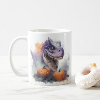 Halloween Dinosaur Pumpkins Kaffemugg
