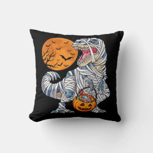 Halloween Dinosaur T rex Mummy Pumpkin Kudde