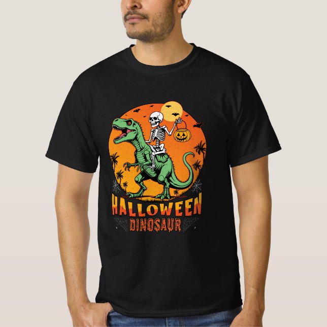 Halloween Dinosaur T-shirt (Framsida)