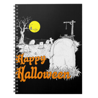 Halloween DIY Anteckningsbok Med Spiral