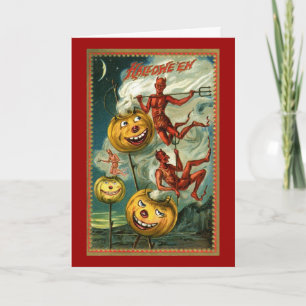 Halloween djävularJOLs kort