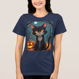 Halloween Djävulen Cat: Mischievy & Spooky T-Shirt