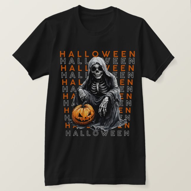 Halloween Döden T Shirt (Design framsida)