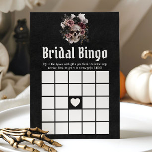 Halloween Dödskalle Bröllopsdusch Bröllopsbingo Inbjudningar