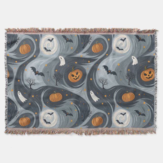 Halloween Dödskväll Filt (Framsidan)