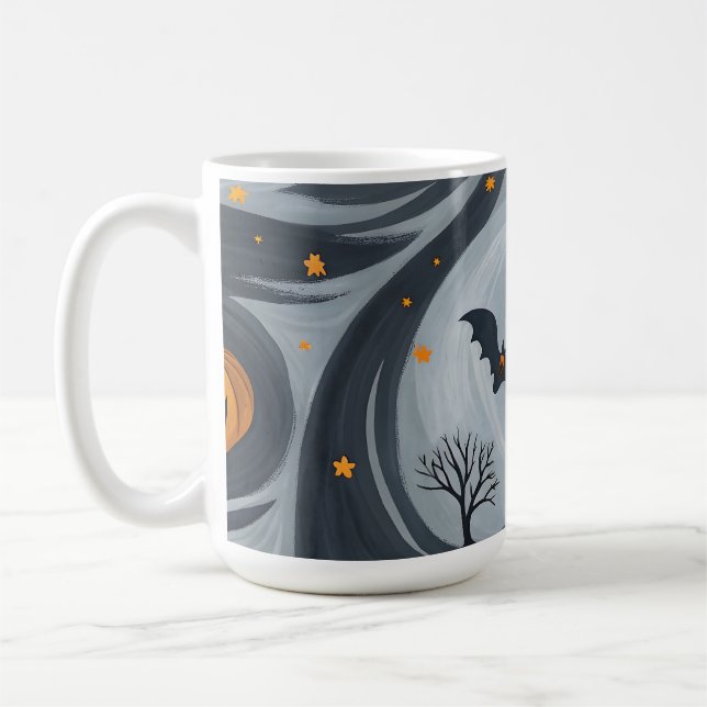 Halloween Dödskväll Kaffemugg (Vänster)