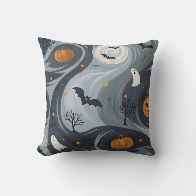 Halloween Dödskväll Kudde (Framsida)