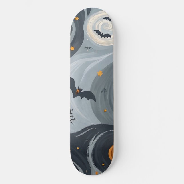 Halloween Dödskväll Mini Skateboard Bräda 18,5 Cm (Framsida)