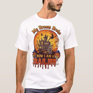 Halloween-doktor Kvast Halloween-spöke Domstol Pum T Shirt
