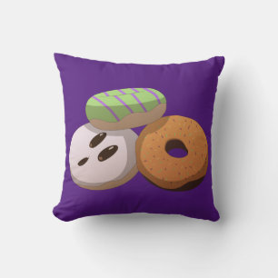 Halloween Donuts Dekorativ kudde