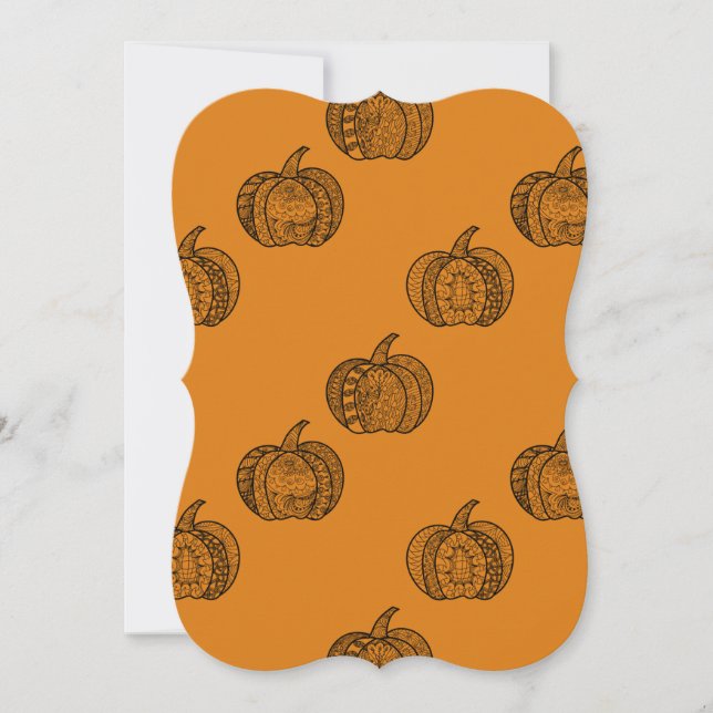 Halloween doodles boho mandala pumpkins Autumn (Framsida)