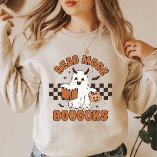 Halloween Doodles Ghost Bokar Älskare T Shirt