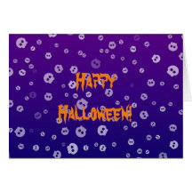 Halloween-Döskallar hälsningskort
