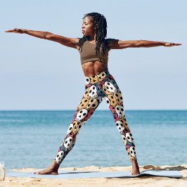 Halloween Döskallar Mönster Leggings