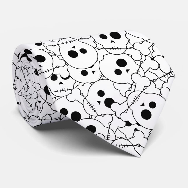 Halloween-Döskallar Slips (Rullad)