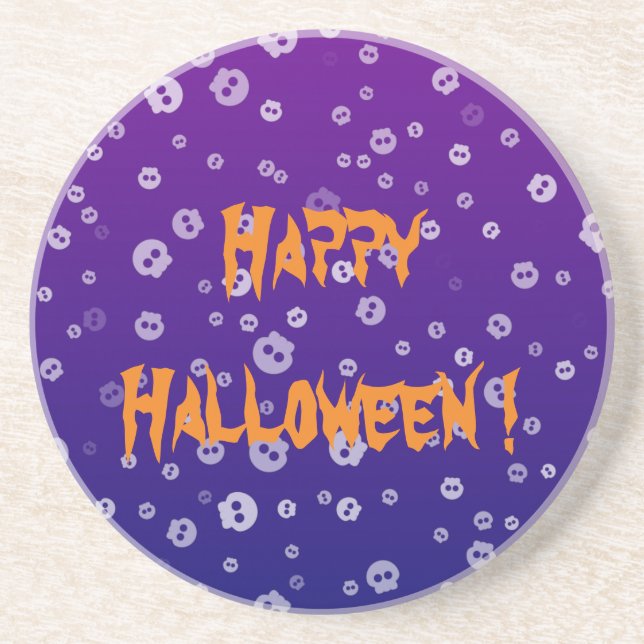 Halloween-Döskallar Underlägg (Framsidan)