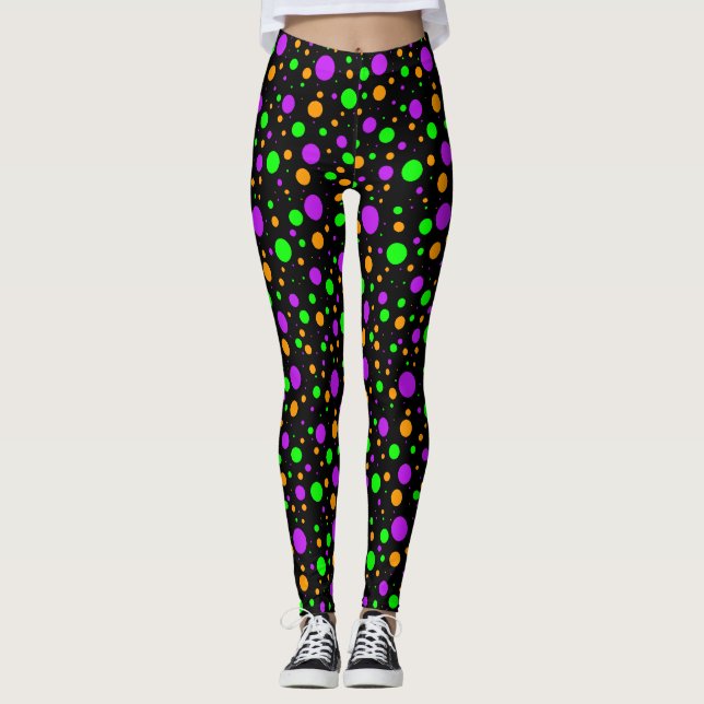 Halloween Dots Leggings (Framsida)