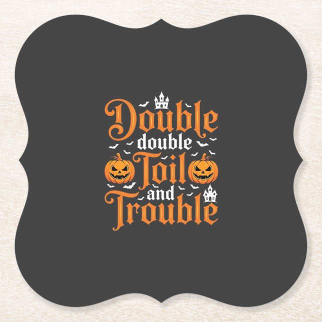 Halloween Double Double Toil and Trouble_1 Underlägg Papper (Framsida)