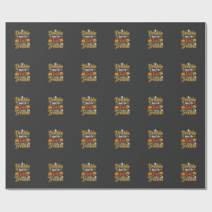 Halloween Double Double Toil and Trouble Häxa Presentpapper