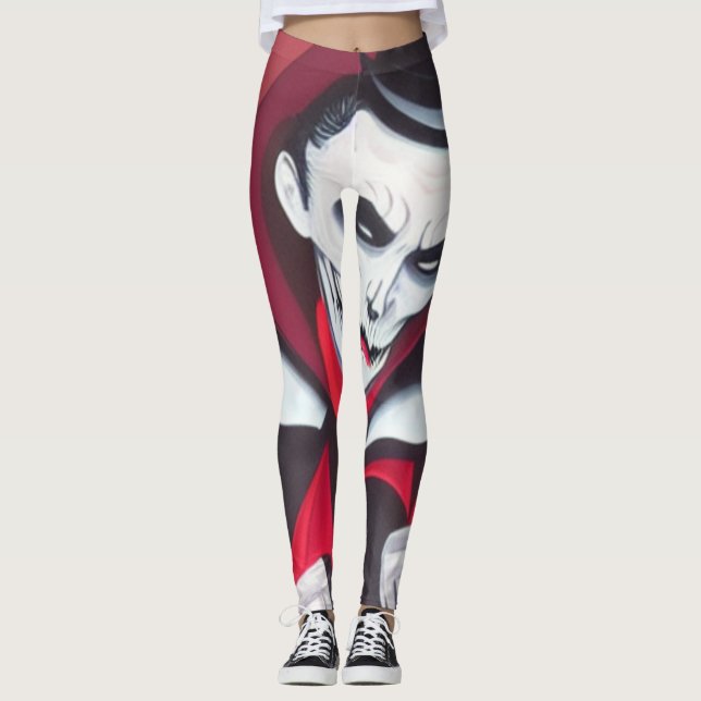 Halloween Dracula Leggings (Framsida)