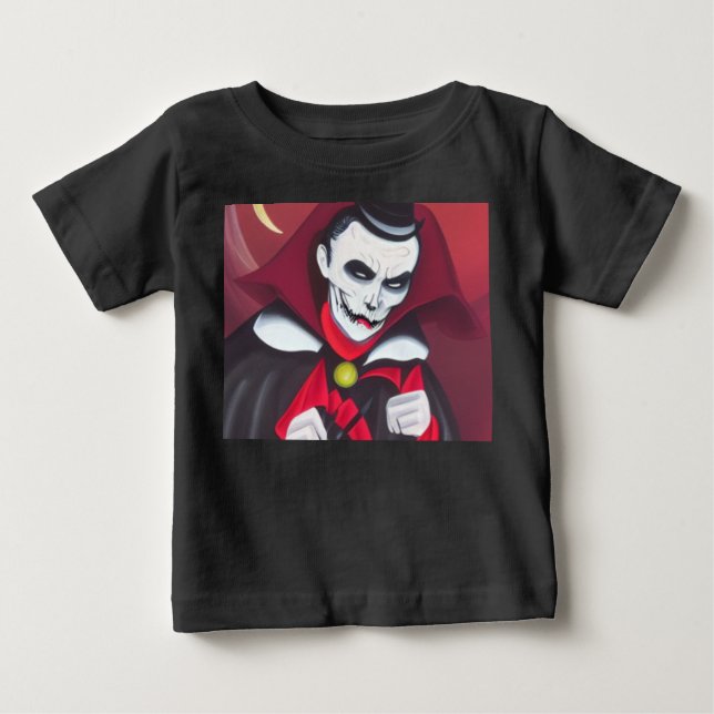 Halloween Dracula T Shirt (Framsida)