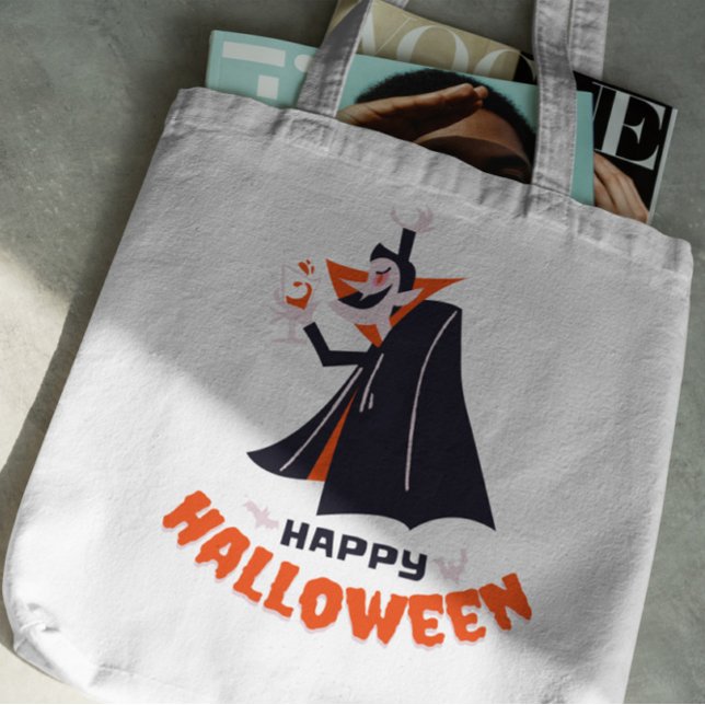 Halloween Dracula Vampire Tote Bag Tygkasse (Skapare uppladdad)