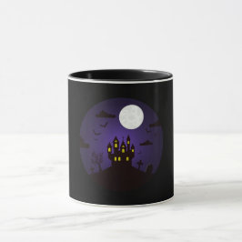 Halloween - Draculas slottmugg Mugg