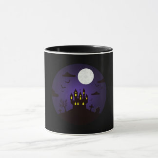 Halloween - Draculas slottmugg Mugg