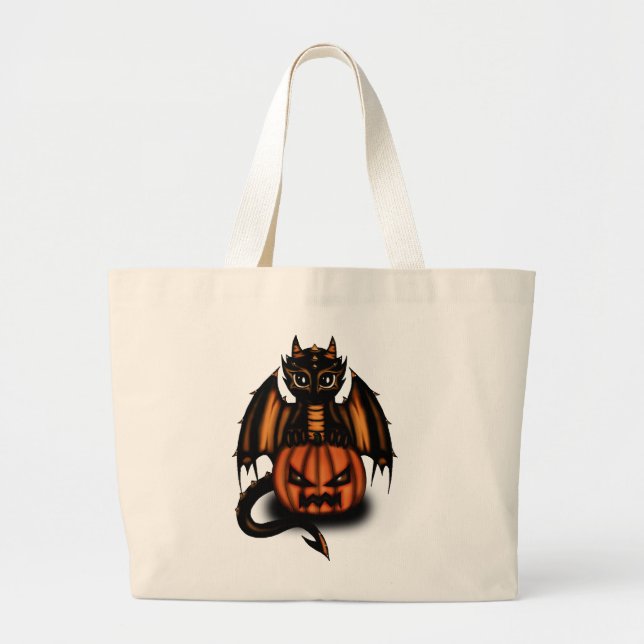Halloween drake jumbo tygkasse (Framsidan)