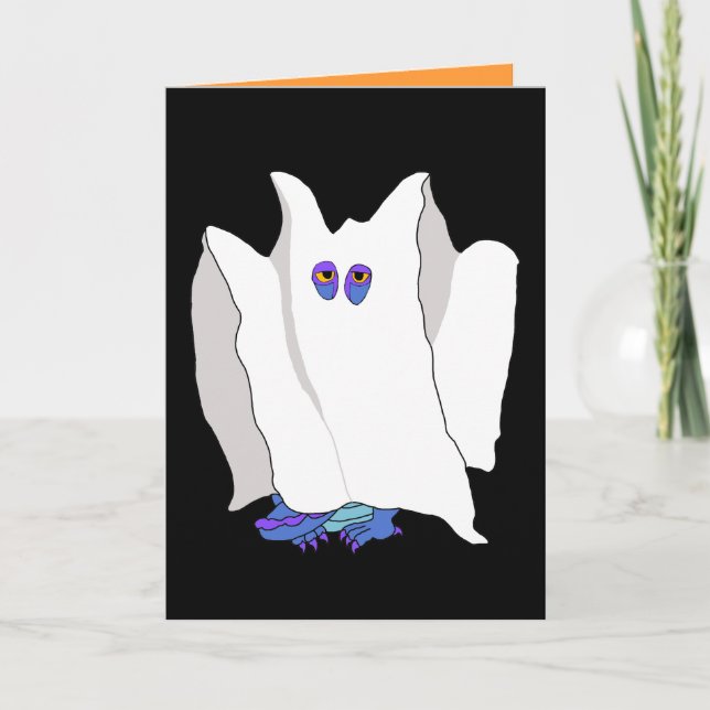 Halloween drakekort kort (Framsida)