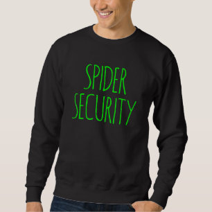 HALLoween DRÄKT SPINNESÄKERHETSDEKORATIONER HERR Lång Ärmad Tröja