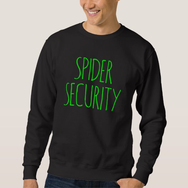 HALLoween DRÄKT SPINNESÄKERHETSDEKORATIONER HERR Lång Ärmad Tröja (Framsida)