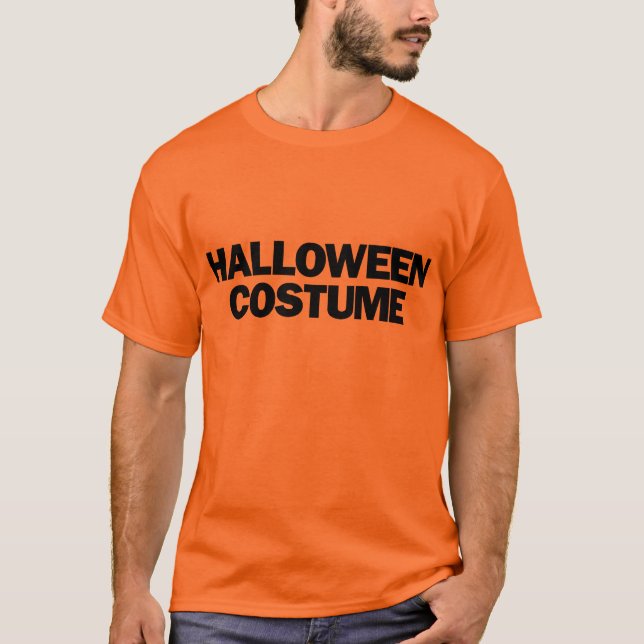 Halloween dräkt t shirt (Framsida)