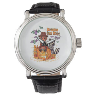 halloween Dreams kan vänta skräckmonster Armbandsur