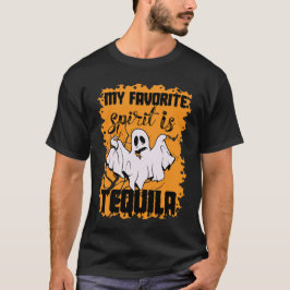 Halloween dricker favoritsprit tequila t shirt