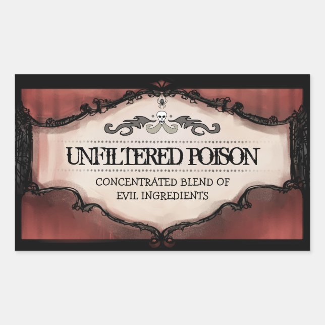 Halloween Drink eller Behandla etiketter Large Eer (Framsida)