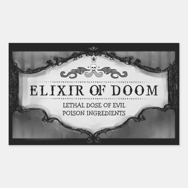 Halloween Drink eller Behandla etiketter Large - G (Framsida)