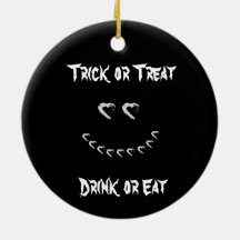 Halloween Drink eller Eat Ornament